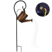 Décoration lumineuse de jardin - Guirlande lumineuse à led scintillante pour arrosoir