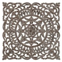 Mh London - Décoration murale carrée médaillon Ancona