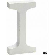 Pincello - Décoration murale de lettre i (1,8 x 21 x 17 cm) (12 pièces)