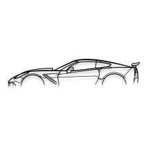 CORVETTE C7 ZR1 - DÉCORATION MURALE EN MÉTAL - Silhouette de voiture, Œuvre d'Art Iconique rétro et pour la Décoration d'Intérieur de vos murs - 120CM
