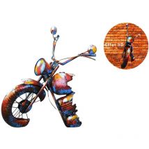 Pier Import - Décoration murale en métal moto