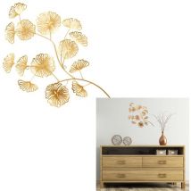 Decoration Murale Fleur Metal 52cm