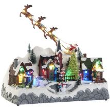 Ornement de Noël Dkd Home Decor multicolore 34 x 18 x 27,5 cm