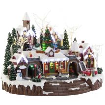 BB - Ornement de Noël dkd home decor résine multicolore 47 x 35 x 33 x 33 cm