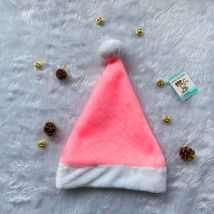 Décorations de Noël en peluche, bonnet de Noël, bonnet court en peluche pour adulte, bonnet créatif
