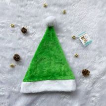 Décorations de Noël en peluche, bonnet de Noël, bonnet court en peluche pour adulte, bonnet créatif
