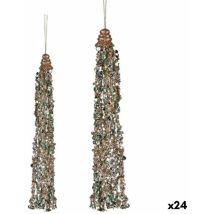 Christmas Ornament Hanging Garlands Champagne Blue (24 pcs.) - Krist+