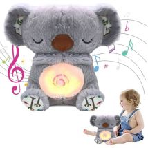 Lokiua - Peluche portable Koala Loutre - Respiration apaisante - Koala - Mouvement respiratoire - Loutres apaisantes - Relief apaisant - Peluche