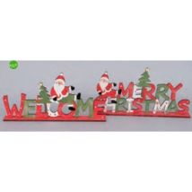 Decorazione In Legno Natalizia Euronatale H 15cm