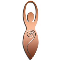 Decorazione in Metallo Fertilità 1, Metallo, Rame, 27x0,15x101 cm