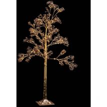 Albero luminoso d oro per interni h120cm 196 led + trasformatore - Feeric lights & christmas