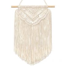 Decorazione murale macrame ecru 322149