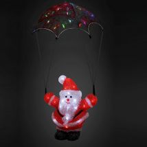 Figura Natalizia in Acrilico Luci a led a Batteria o con Cavo Vari Modelli Decorazione di Natale Giardino Addobbo Decorativo Indoor Outdoor Babbo