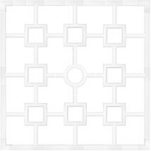 Decorazione per pareti e soffitti fregio stucco decorazione antiurto B5007: Segmento T B5007-6