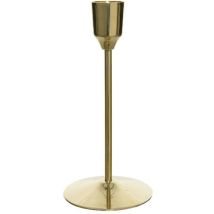 Stabkerzenhalter Goldfarben 15,5 cm aus Messing