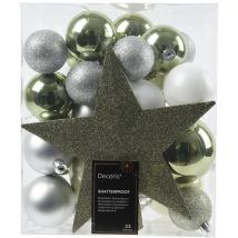 Set mit 33 Weihnachtsornamenten - Decoris