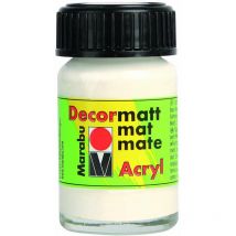 Decormatt Acryl Marabu 15 ml Bianco