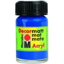 Decormatt Acryl Marabu 15 ml Blu Oltremare Scuro