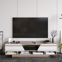 Decorotika - Aspatria tv Unit for TVs up to 70'' - White and Cordoba