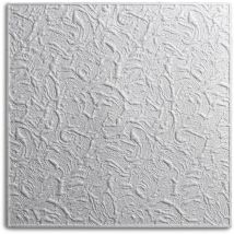 Deckenplatte Paris, weiß, 50 x 50 cm - 05 Pack (= 10 qm) - Decosa