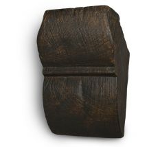 Decosa - Konsolen Zu Balken Tirol, Eiche Dunkel, 12x12 Cm - 1 Stück
