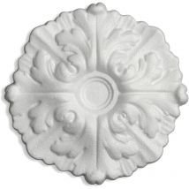 Decosa Rosette Daphne, weiß, ø 22 cm - 1 Stück