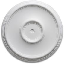 Decosa - Rosette Elsa, weiß, ø 35 cm - 4 Stück