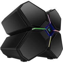 Deepcool - Boitier pc sans alimentation Quadstellar Infinity (noir) - Format e-atx