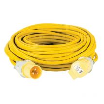 Defender Power And Light DEFENDER 110V 16A 2.5mm 25M YELLOW ARCTIC EXT LEAD