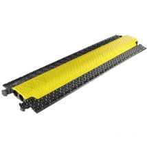 Defender - by Adam Hall Kabelbrücke 86100LUX Polyurethan Schwarz/Gelb Anzahl Kanäle: 2 1005 mm Inhalt: