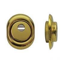 Defender monolito ottone pvd a vite per cilindro europeo h 25 - mm.88x68x25h. (bd250-25d1at)