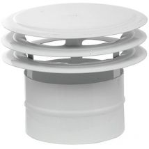 Deflettore di ventilazione smaltato ø100mm 3 dischi