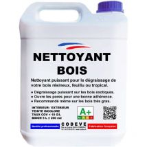Codève Bois - Nettoyant Bois - 5 l - Codeve Bois - Pour Le Dégraissage De Votre Bois Résineux, Feuillu Ou Tropical.