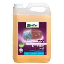 Action Pin - Le vrai - actisols hm degraissant alcalin ultra puissant - 5 litres - le vrai professionnel - Détergents sol