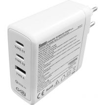 Dehner Elektronik - sys 1101-Type c 100 W2E Euro usb Ladegerät 80 w 1x usb-a, 2x usb-c usb pd 3.0, Qu