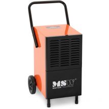 MSW - Dehumidifer - 55 l / 24 h - 62 m² - 500 m³/h - with handle and 2 wheels