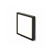 DEJAVU SQ 14 plafonnier encastrable noir 230V LED 6W IP65 3000K