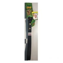 Friskies - Correa 100cm en Piel Negra - Código qr de identidad Purina
