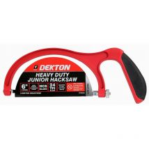 Dekton - DT45525 150mm Junior Hacksaw Heavy Duty Hack Saw