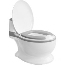 Dekko - Kids Potty Trainer Seat Safety Toilet Training Toddler Non-Slip Grey