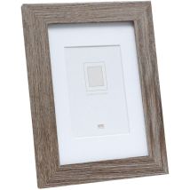 Deknudt Cadres Cadre Photo De Avec Passe-partout, Couleur Bois Gris, S66kh3 P1, 20 X 20 Cm, Pour Photo De 13 X 13 Cm, Cadre De Bois Mdf, À Suspendre 