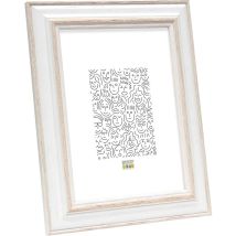 Deknudt Frames S221h1 21x29,7 Cornice Portafoto, Modello Base, Legno, Bianco/beige, 21 X 29,7 Cm