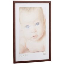 S44CH4 30x45 cadre en bois marron foncé - Deknudt