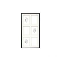 Deknudt - S65KK2 schwarz 6x10x15 Holz Galerie doppeltes Passepar.