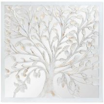 Mdf Kristallwanddekoration 120x3.5x120 mdf Baumkristallmaterial mehrfarbig Farbfamilien Wanddekoration Details