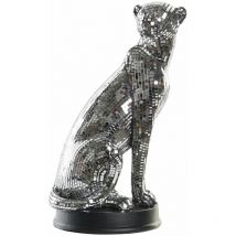 Harzfigur 19,5x16x31.5 Leopardenspiegel Harzmaterial mehrfarbige Farbfamilien -Figuren Dekoration Details
