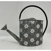 FD - Deko Gießkanne Zink grau Deko