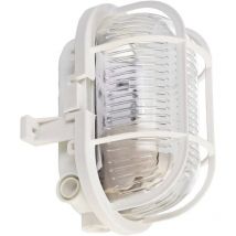Deko-light - deko light syrma oval weiss 401011 plafonnier extérieur, applique extérieure E27 blanc