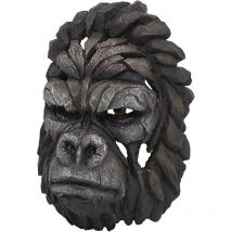 Deko Schädel HHG-392, Wanddeko Kopf Trophäe, Polyresin Indoor Outdoor Gorillakopf 34cm