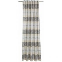 Kimono 6236751 97 con passanti, tessuto, 245,0 x 146,0 x 245,0 cm, Grigio/Grigio Medio/Natura - Deko Trends